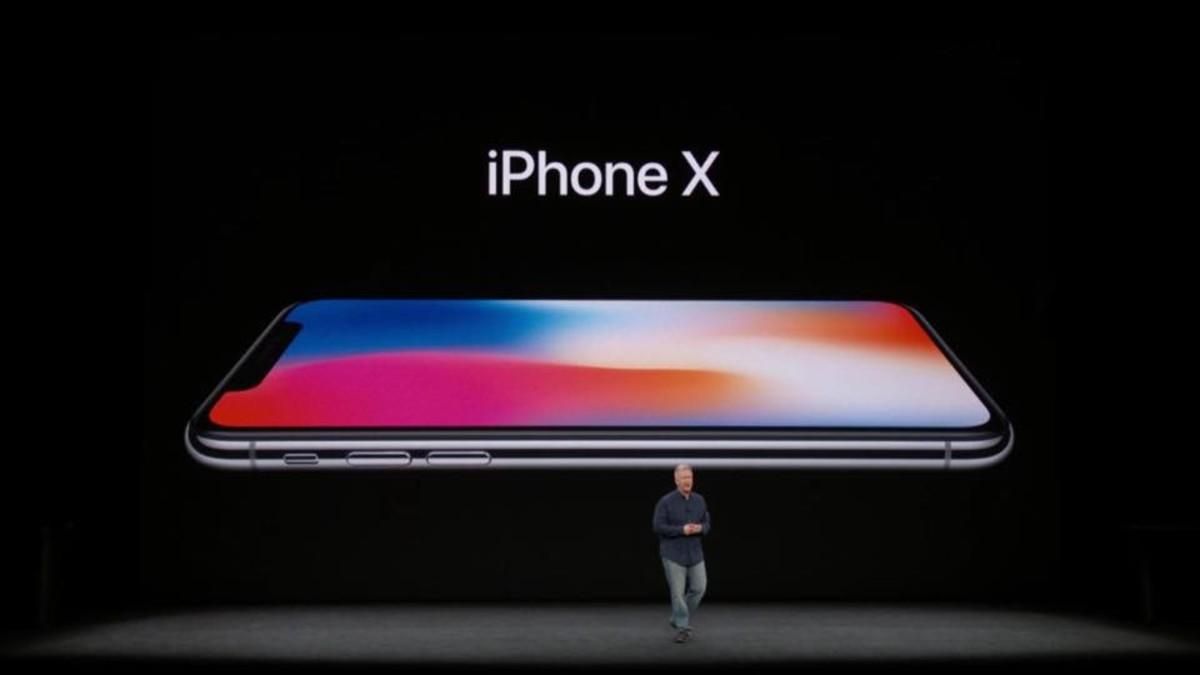 Momento de la presentación del nuevo iPhone X Momento de la presentación del nuevo iPhone X