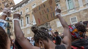 Protesta contra el racismo en Sant Jaume, en julio del año pasado