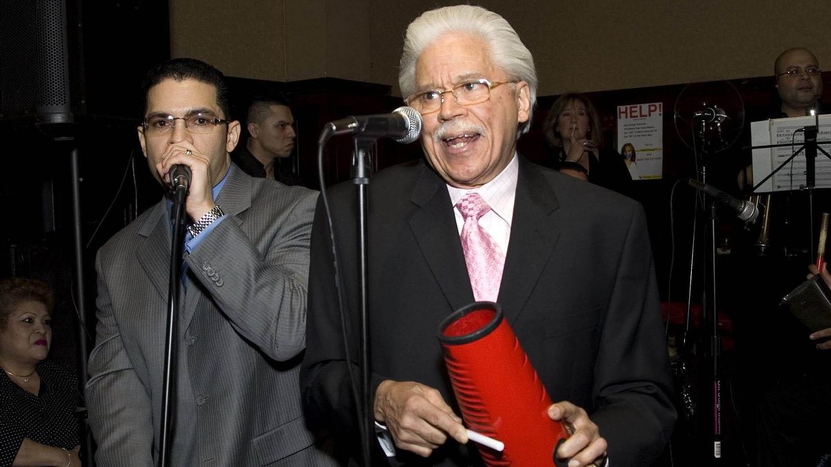 Johnny Pacheco, en 2008, durante la celebración de su 73 cumpleaños. Johnny Pacheco, en 2008, durante la celebración de su 73 cumpleaños.