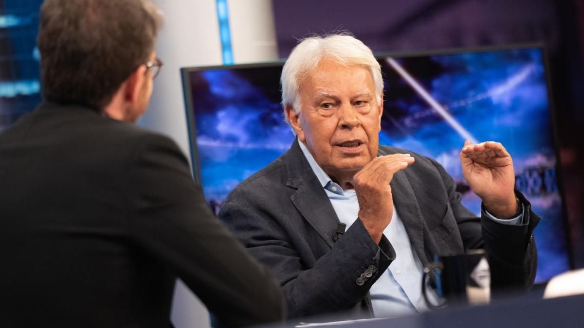 Pablo Motos y Felipe González en ’El hormiguero’ Pablo Motos y Felipe González en ’El hormiguero’