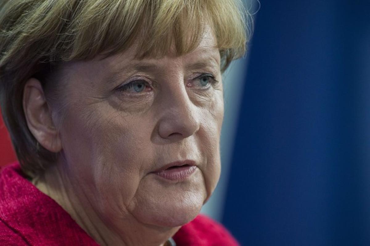 La cancillera alemana Angela Merkel, este martes.