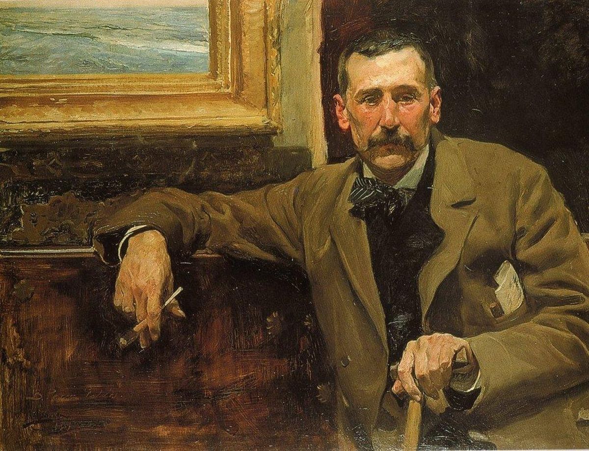 Un retrato de Benito Pérez Galdós. Un retrato de Benito Pérez Galdós.