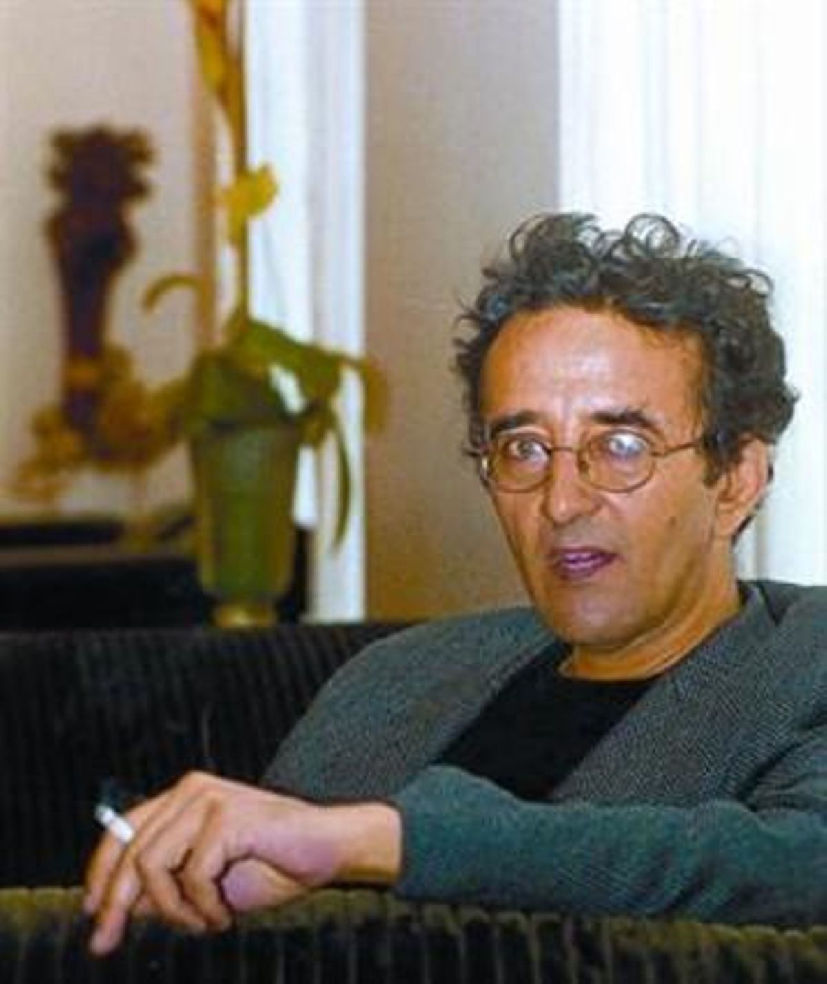 El escritor chileno Roberto Bolaño, en Barcelona, en septiembre del 2001. El escritor chileno Roberto Bolaño, en Barcelona, en septiembre del 2001.