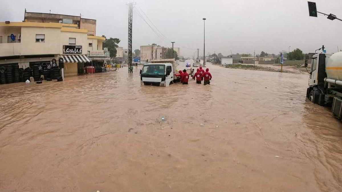 Devastadoras inundaciones en Libia tras el paso del ciclón Daniel