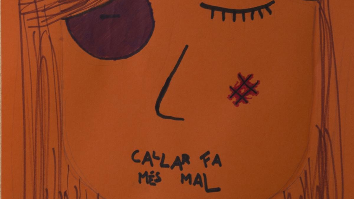 Actividades diversas realizadas por los alumnos del instituto Goya de Barcelona con motivo del Día Internacional contra la Violencia de Género.