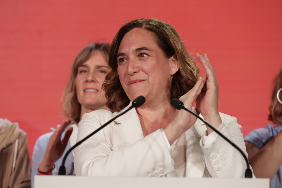 Barcelona en Comú en La Paloma por la noche de elecciones, con Ada Colau