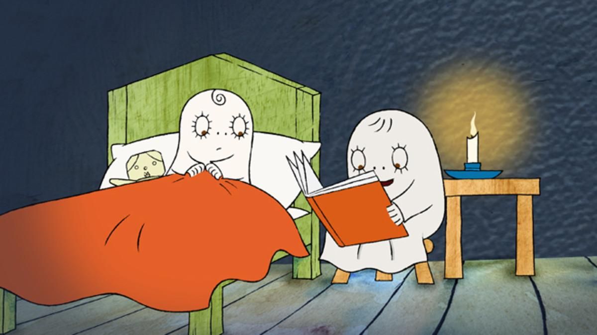 Fotograma de ’Laban, el petit fantasma. Quina por!’. Fotograma de ’Laban, el petit fantasma. Quina por!’.