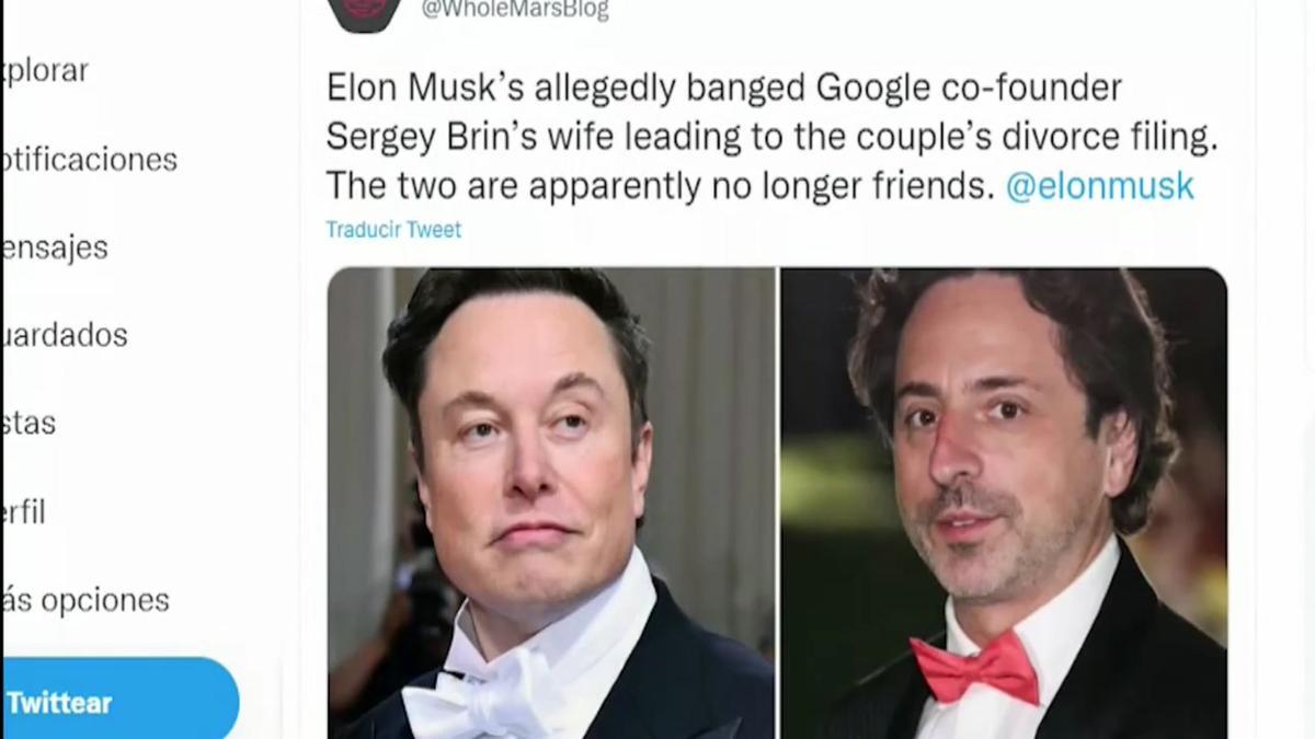Elon Musk nega una aventura amorosa amb la dona de cofundador de Google