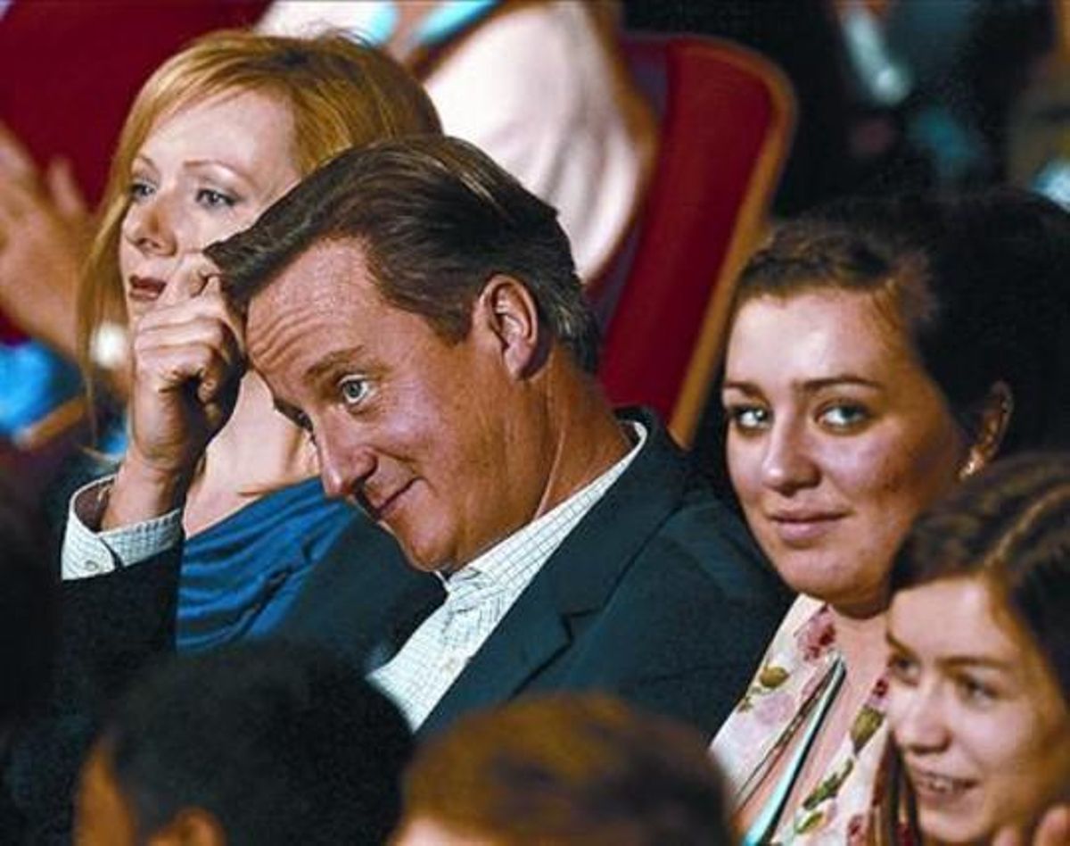 Cameron, en el congreso del Partido Conservador británico, ayer. Cameron, en el congreso del Partido Conservador británico, ayer.