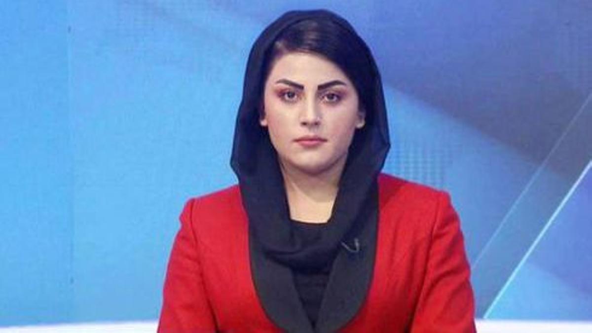 Shabnam Dawran, periodista afgana. (Foto: captura de pantalla)