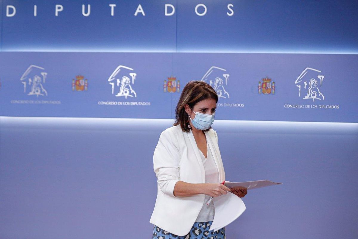 La portavoz socialista en el Congreso, Adriana Lastra, el pasado 8 de septiembre en la Cámara baja. La portavoz socialista en el Congreso, Adriana Lastra, el pasado 8 de septiembre en la Cámara baja.