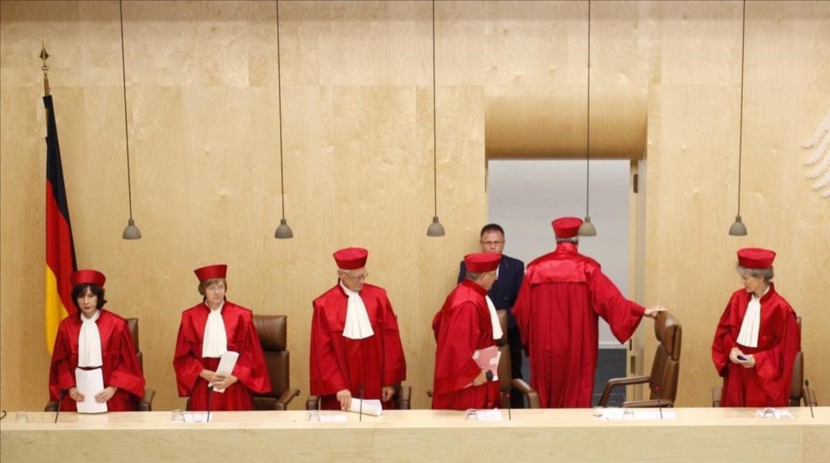 Magistrados del Tribunal Constitucional de Alemania.