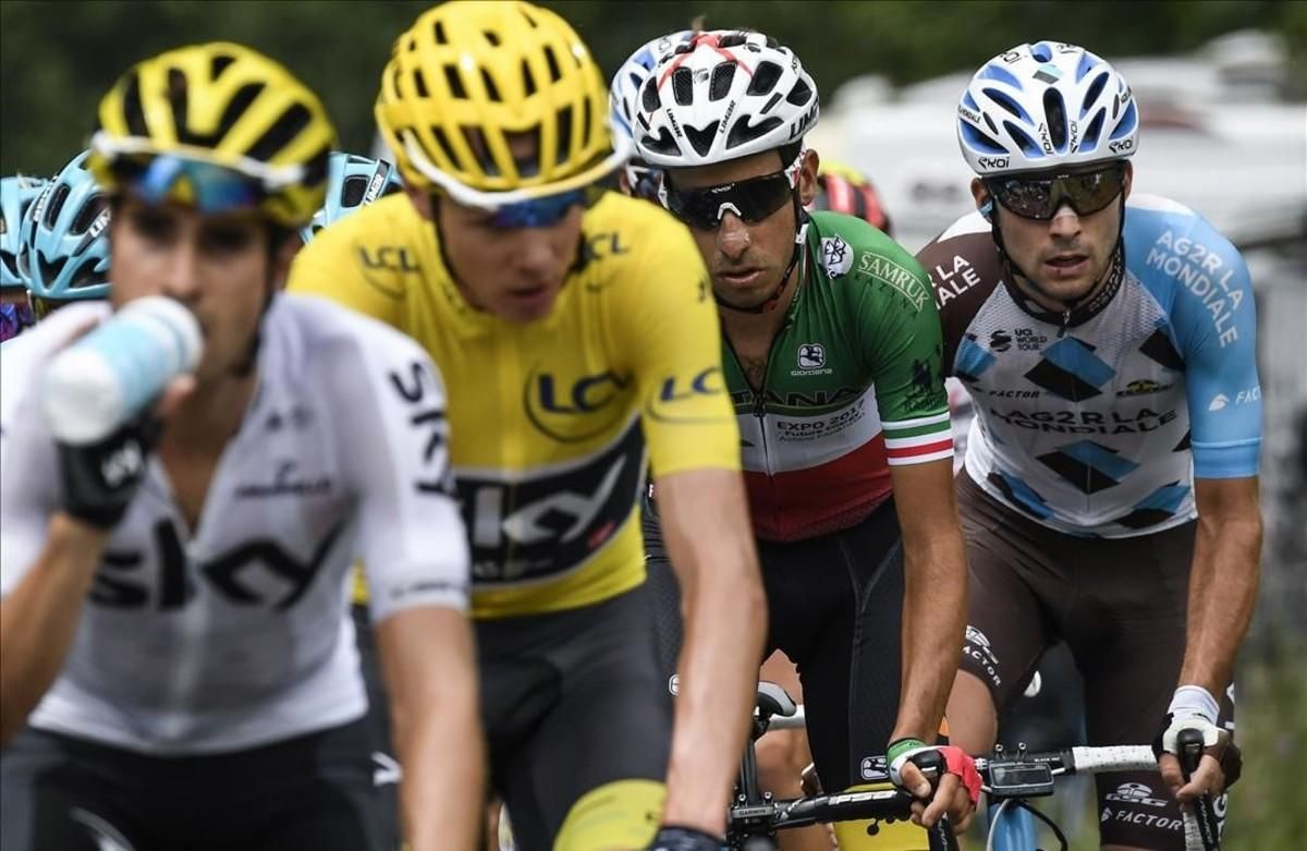 Landa mima Froome al Galibier Landa mima Froome al Galibier