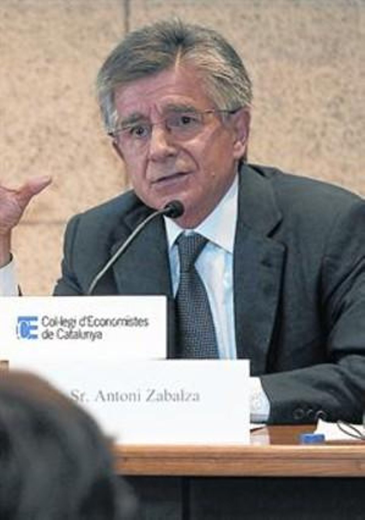 Exsecretario de Hacienda 8 Antoni Zabalza. Exsecretario de Hacienda 8 Antoni Zabalza.