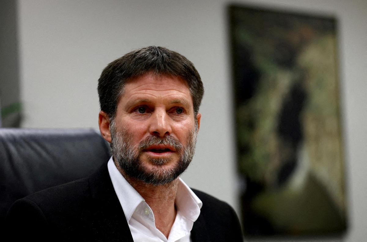 El ministro de finanzas israelí, Bezalel Smotrich El ministro de finanzas israelí, Bezalel Smotrich