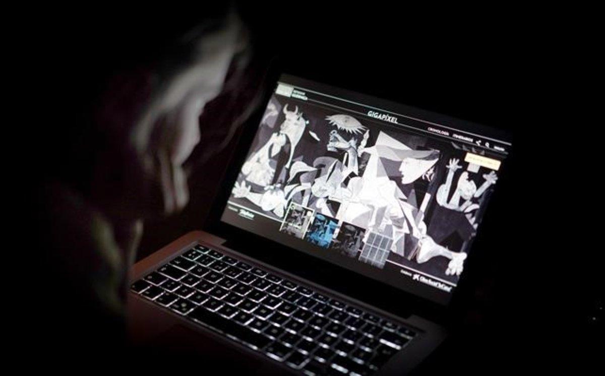 El ’Guernica’ y el Reina Sofía, vistos en ’streaming’.