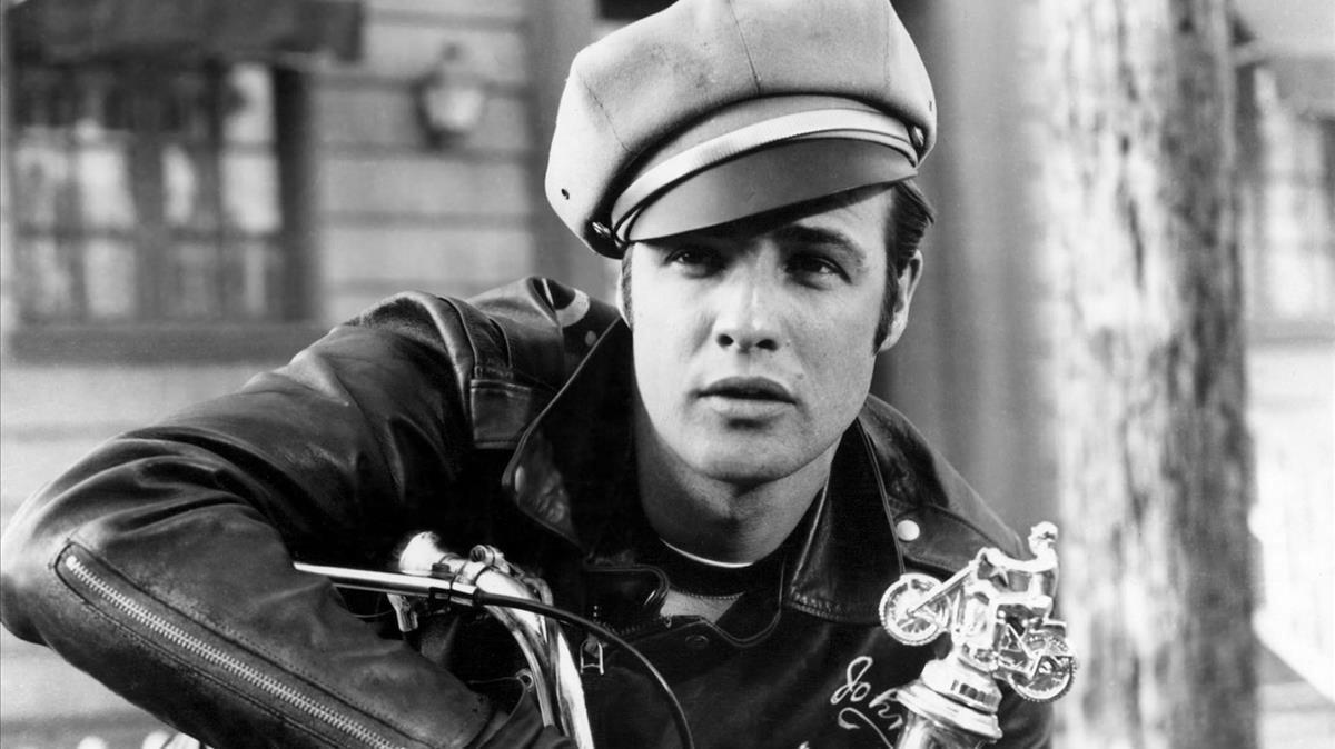 Marlon Brando lucía una ’biker’ en la película ’Salvaje’ (1953).