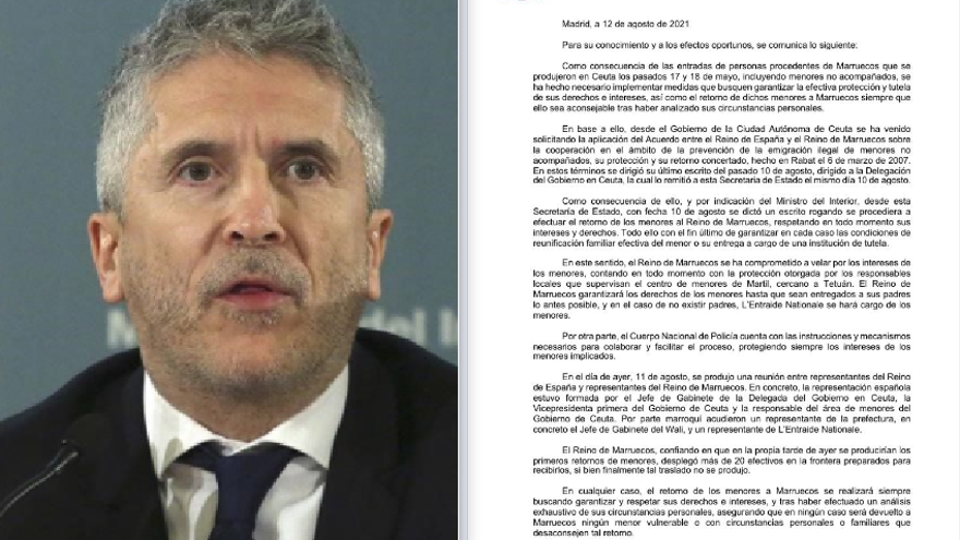 Marlaska defiende las devoluciones de niños en Ceuta: "Son retornos asistidos" - Vimarsana News