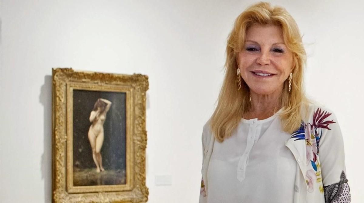 La baronesa Thyssen, en el Espacio Carmen Thyssen de Sant Feliu de Guíxols, en julio del 2015. La baronesa Thyssen, en el Espacio Carmen Thyssen de Sant Feliu de Guíxols, en julio del 2015.