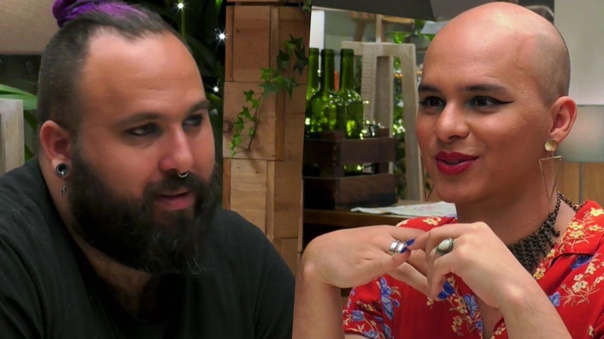Darko y Jazmín en ’First Dates’. Darko y Jazmín en ’First Dates’.