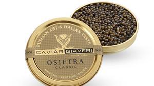 Una lata de caviar Giaveri.