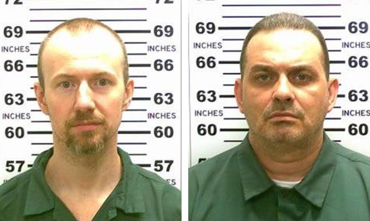  Davis Sweat (izquierda) y Richard Matt, los dos presos fugados de la prisión Clinton, en Nueva York.