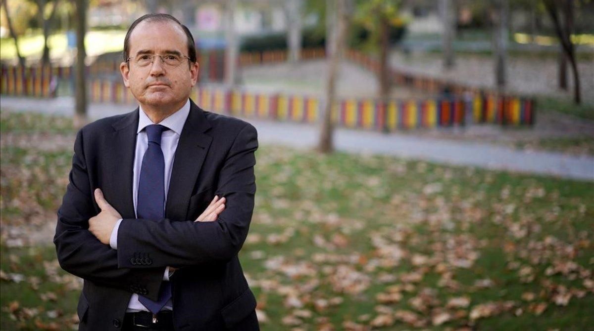 Alfonso Aguiló, presidente de la patronal de las escuelas concertadas y privadas, en Madrid. Alfonso Aguiló, presidente de la patronal de las escuelas concertadas y privadas, en Madrid.