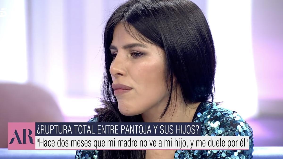 Isa Pantoja, destrossada a ‘El programa de Ana Rosa’: «El meu fill no ha vist la seva àvia aquest Nadal»