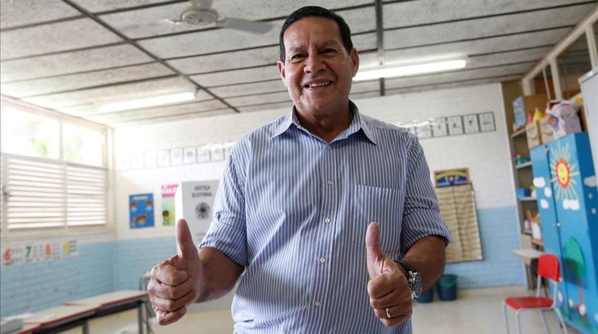 Hamilton Mourao, el próximo vicepresidente. Hamilton Mourao, el próximo vicepresidente.