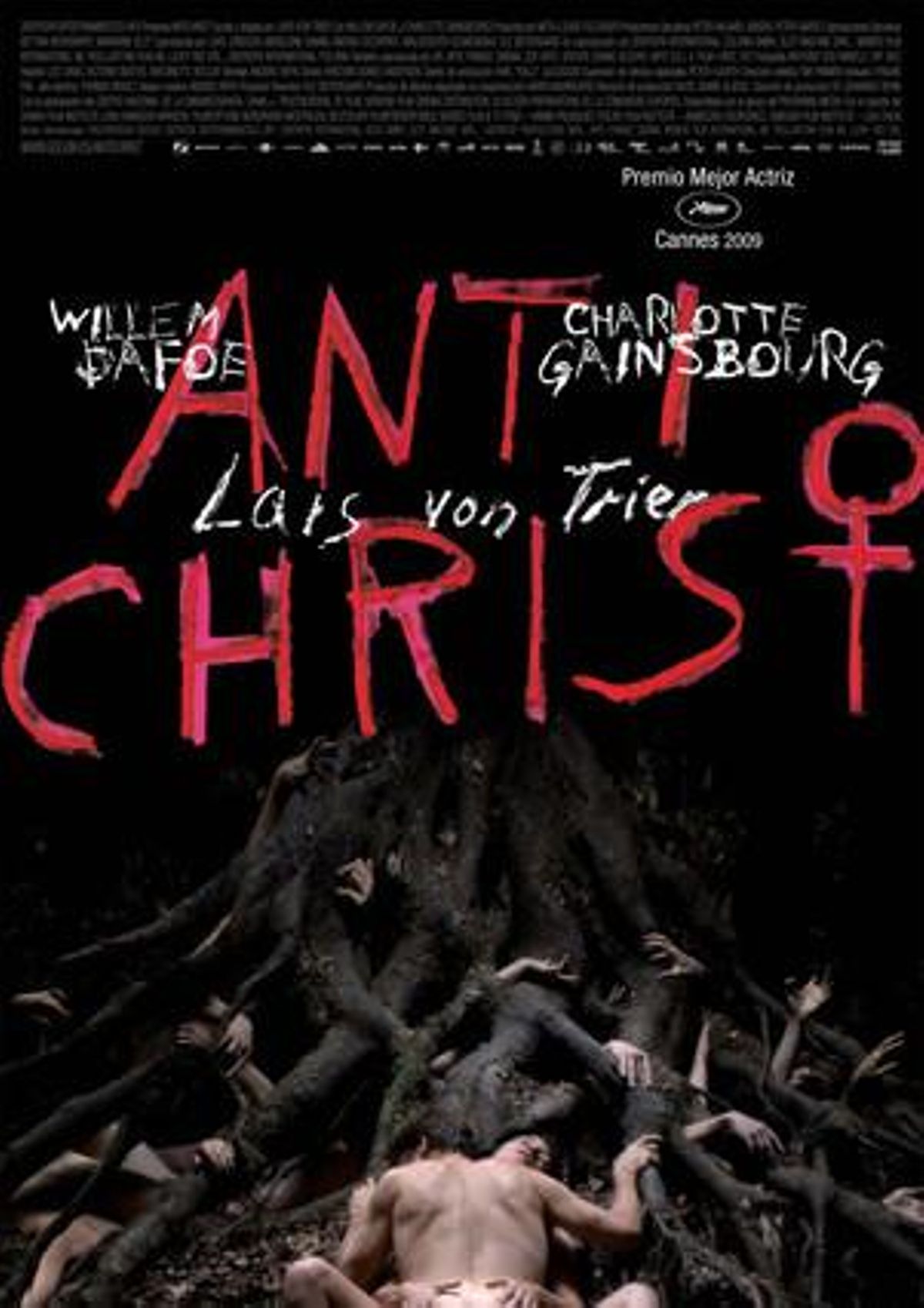 Carátula de la película ’Anticristo’, de Lars von Trier. Carátula de la película ’Anticristo’, de Lars von Trier.