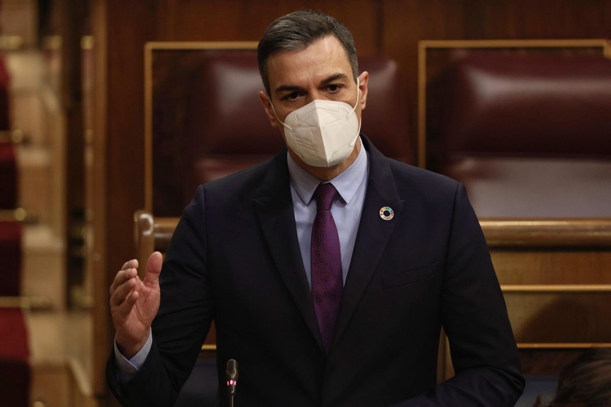 El presidente del Gobierno, Pedro Sánchez, interviene en una sesión del Congreso. El presidente del Gobierno, Pedro Sánchez, interviene en una sesión del Congreso.