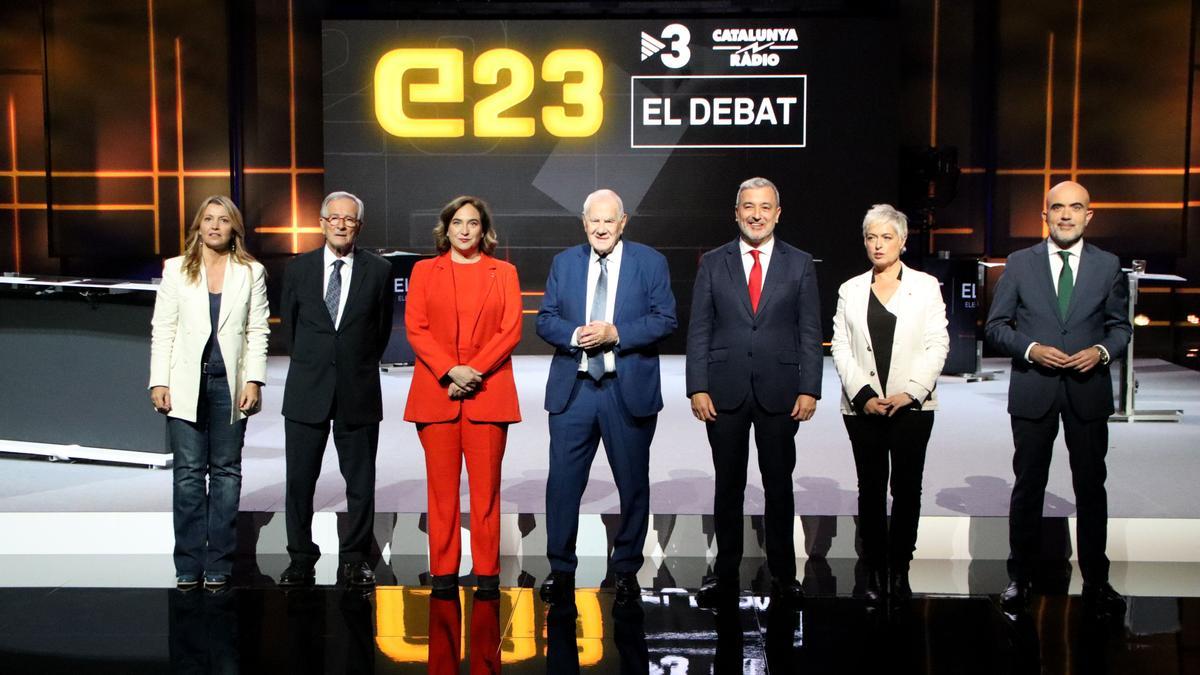Debate candidatos a la alcaldía de Barcelona en TV3  