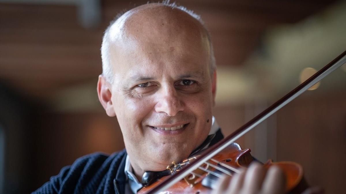 El violinista italiano Corrado Bolsi, profesor en el Conservatori del Liceu. El violinista italiano Corrado Bolsi, profesor en el Conservatori del Liceu.