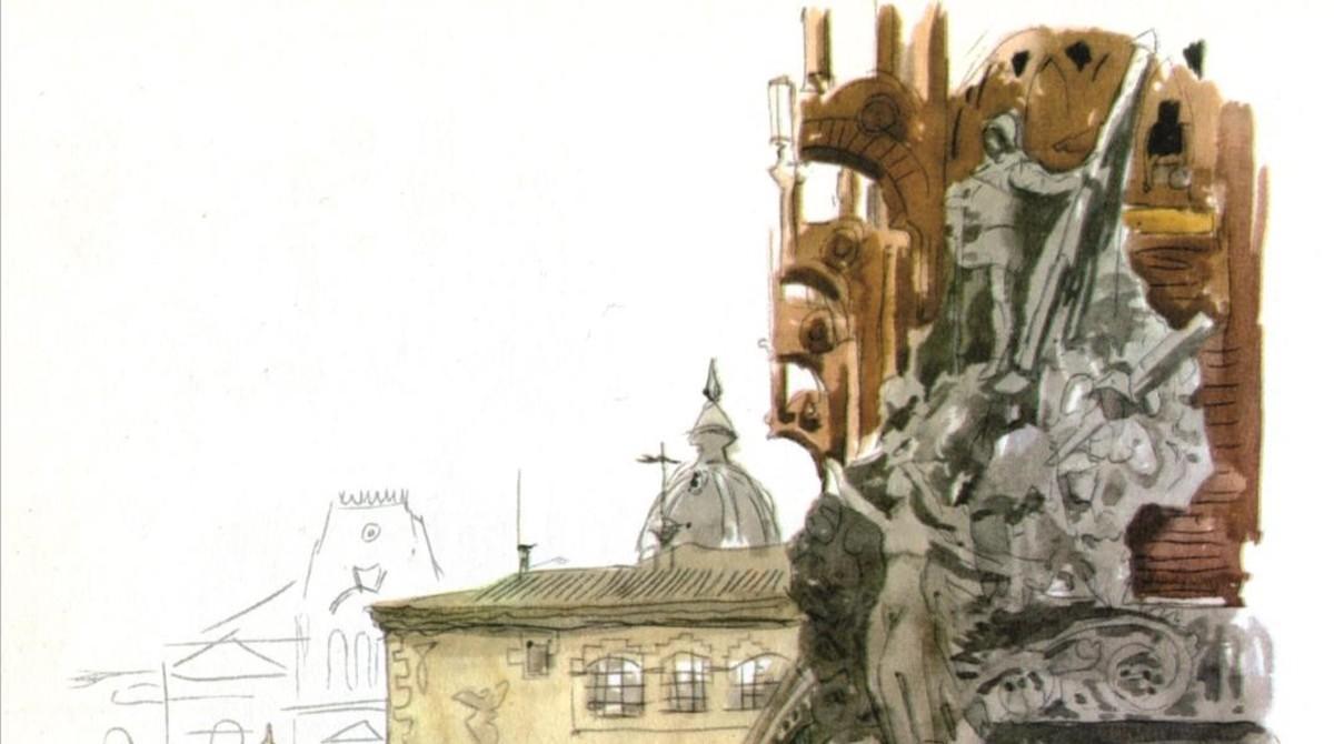 Ilustración incluida en el libro ’Barcelona Madrid’.