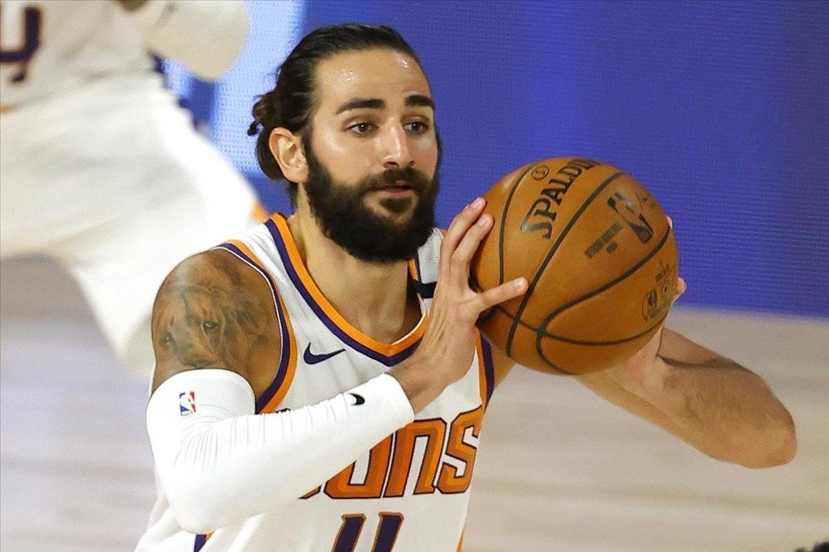 Ricky Rubio, en acción, en el encuentro frente a los Thunder Ricky Rubio, en acción, en el encuentro frente a los Thunder