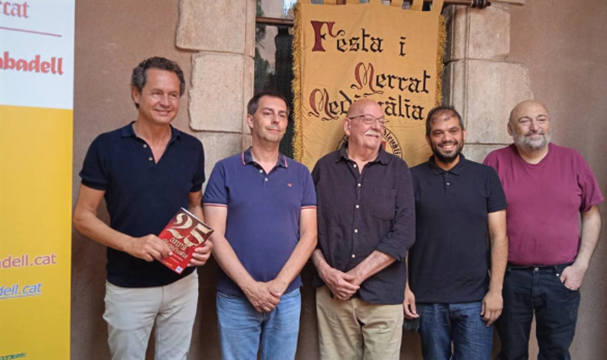 Presentación de la edición de 2022 de la Fiesta Medievalia de Sabadell.
