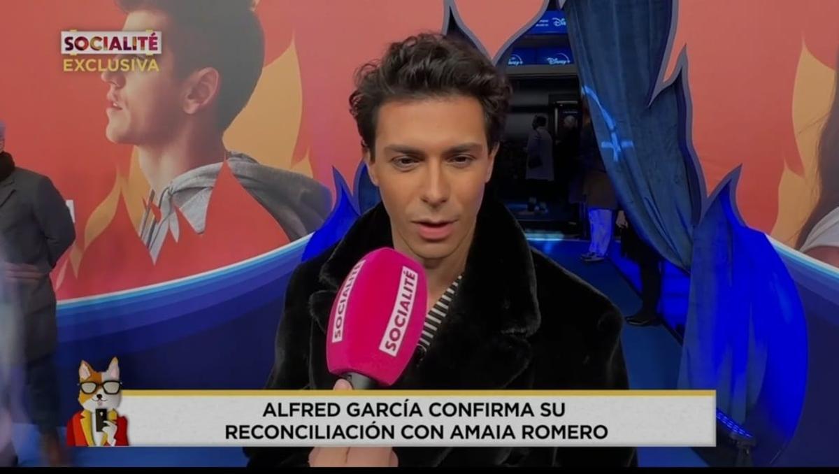 Alfred García durante su entrevista en ’Socialité’
