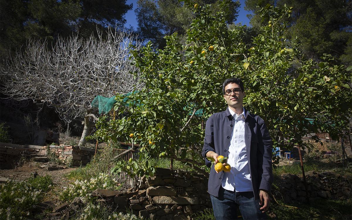 David Mesa, en el Hort d’en Tomàs este lunes, en Barcelona. David Mesa, en el Hort d’en Tomàs este lunes, en Barcelona.