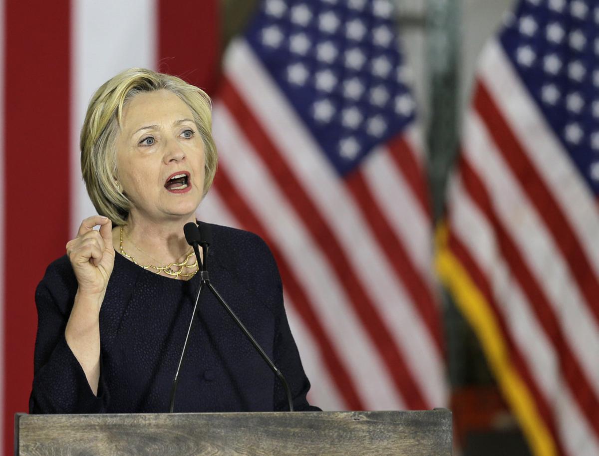 Hillary Clinton, en un discurso en Cleveland, el 13 de junio.