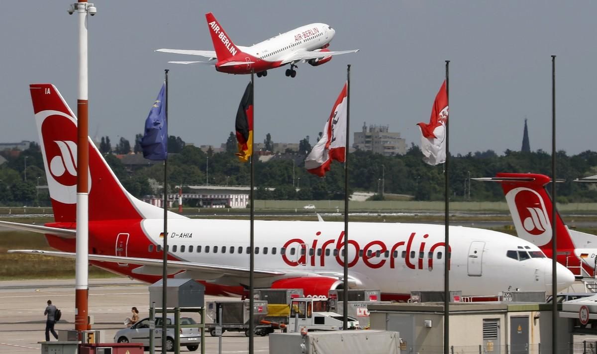 Aviones de Air Berlin. Aviones de Air Berlin.