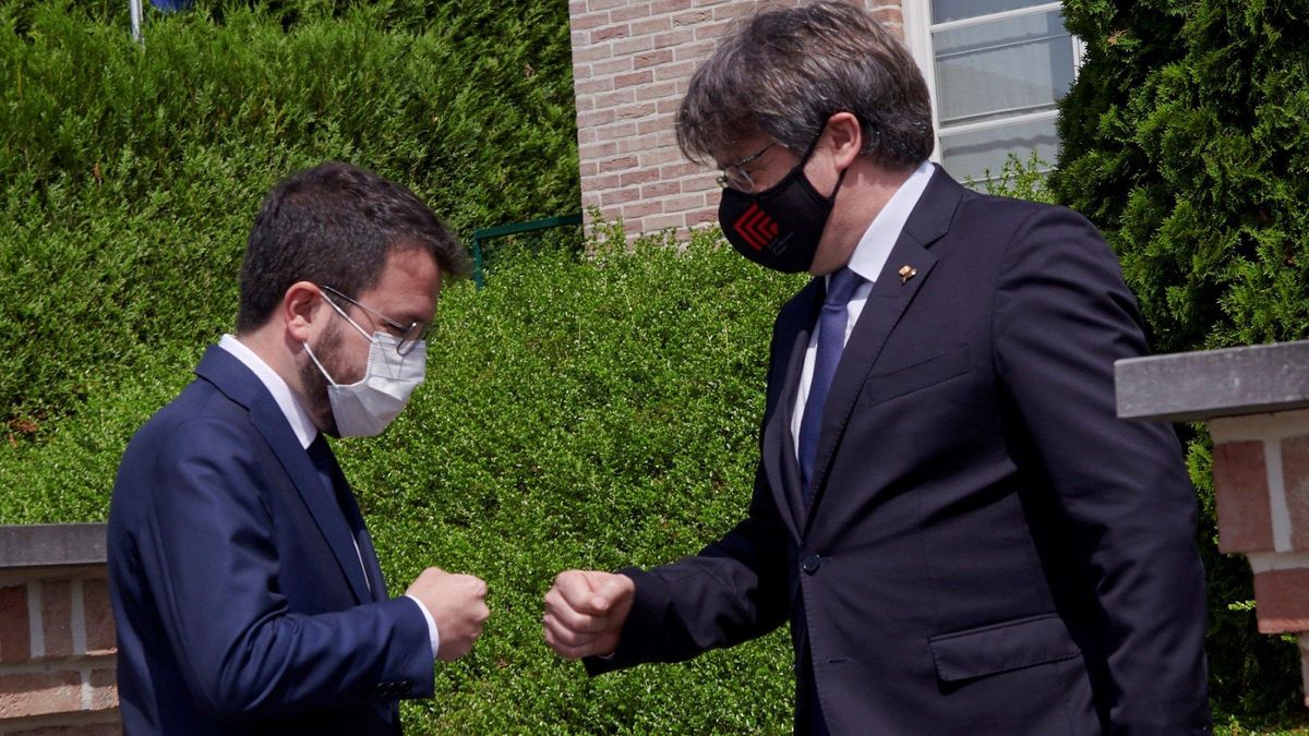 Aragonès viaja a Waterloo para reunirse con el expresident Carles Puigdemont Aragonès viaja a Waterloo para reunirse con el expresident Carles Puigdemont