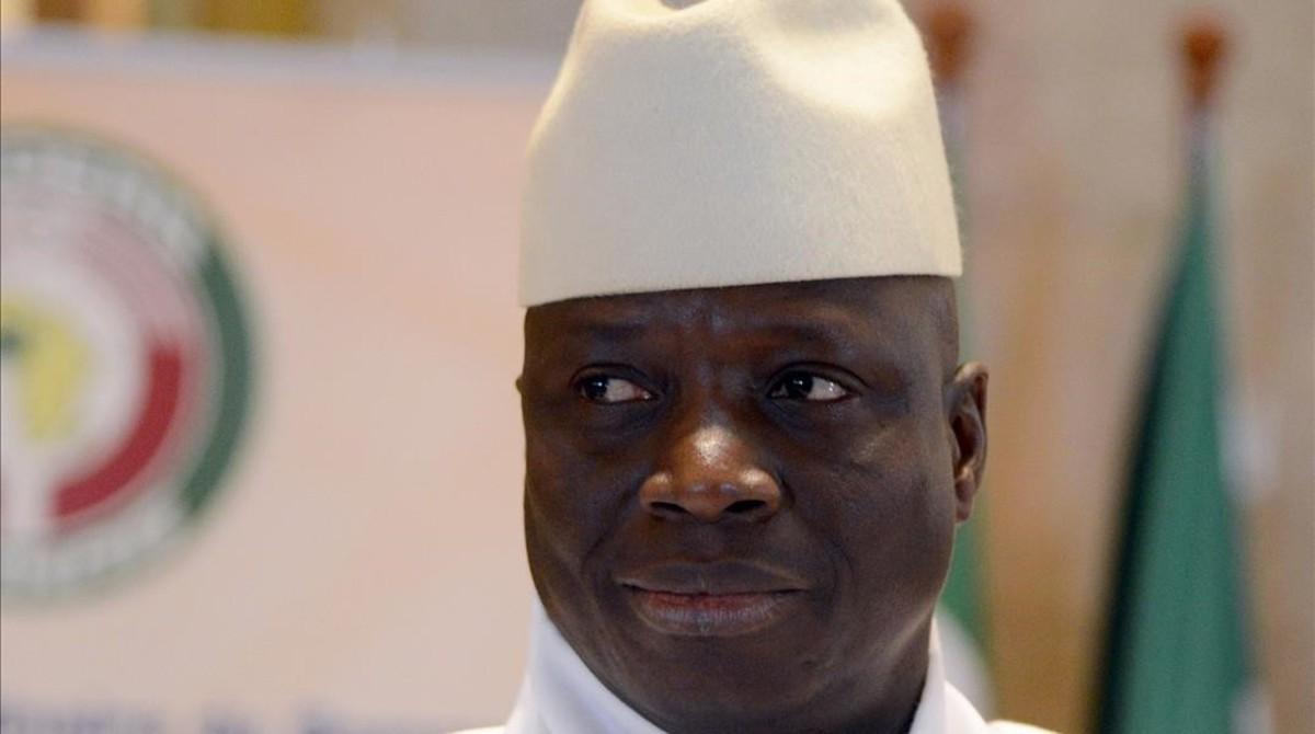Jammeh, en una imagen de archivo, en marzo del 2014.