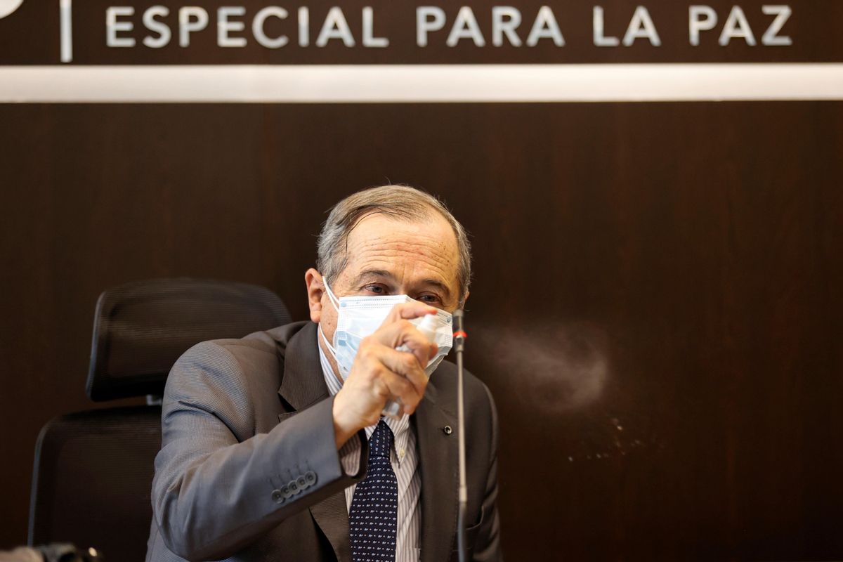 El presidente de la Jurisdicción Especial para la Paz (JEP) de Colombia, el magistrado Eduardo Cifuentes. El presidente de la Jurisdicción Especial para la Paz (JEP) de Colombia, el magistrado Eduardo Cifuentes.