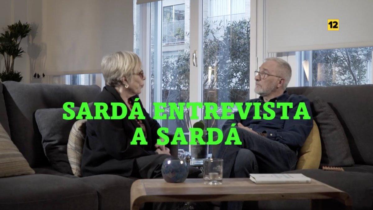Xavier y Rosa María Sardà en la promo de ’laSexta noche’.