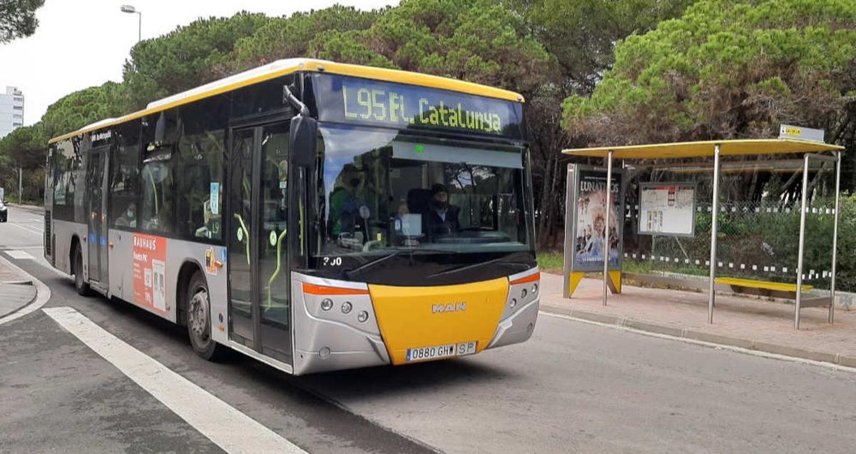 Un autobús en Gavà