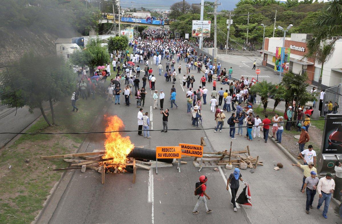Honduras Protestas son un chantaje dice el Gobierno
