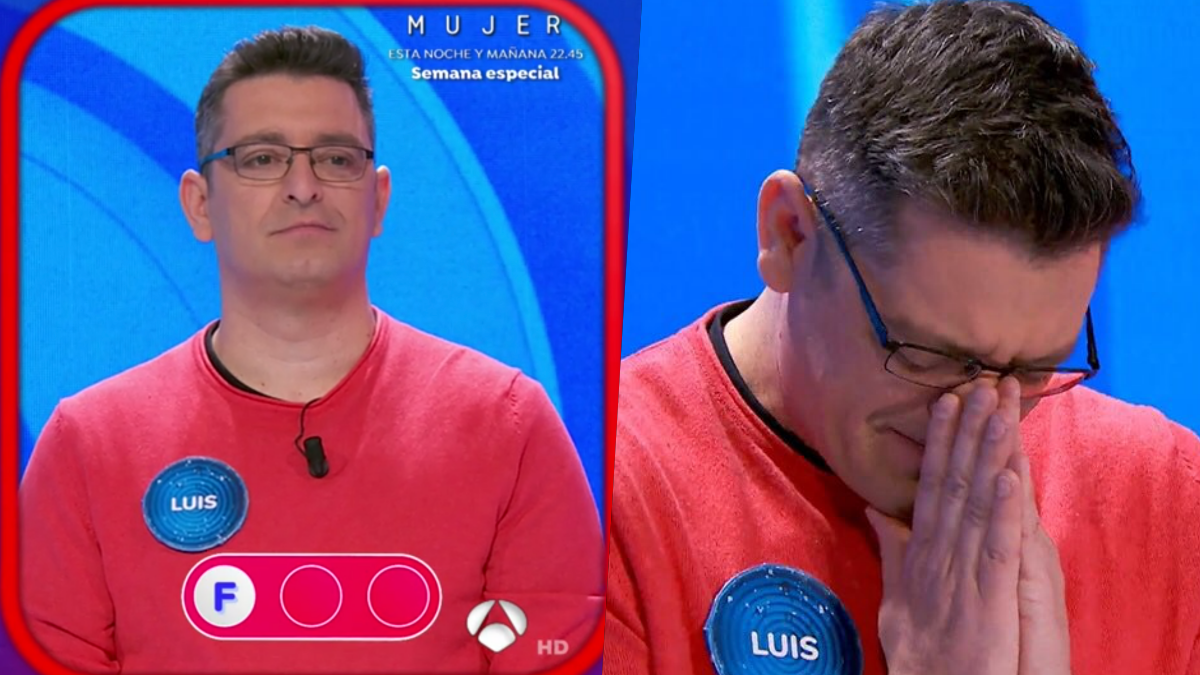 Luis de Lama, eliminado de ’Pasapalabra’. Luis de Lama, eliminado de ’Pasapalabra’.