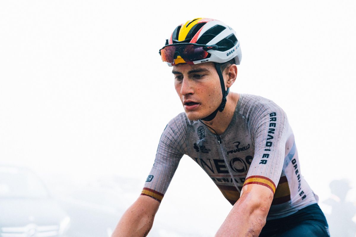 Carlos Rodríguez, en la Vuelta. Carlos Rodríguez, en la Vuelta.