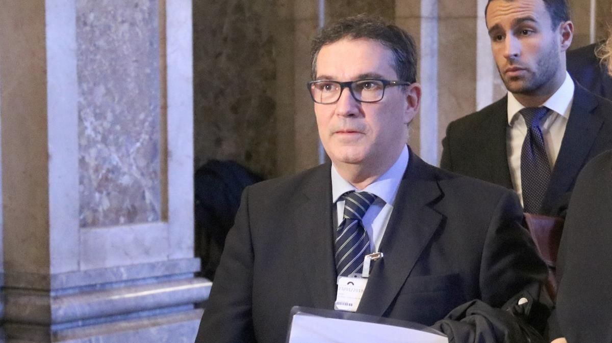 Jaume Alonso-Cuevillas en una imagen del 23 de enero. Jaume Alonso-Cuevillas en una imagen del 23 de enero.