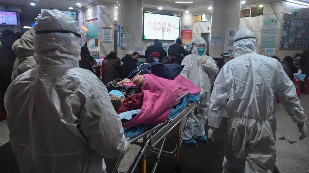 Imagen tomada el 25 de enero de un hospital en Wuhan, donde se originó la pandemia, cuando solo se habían reportado 54 casos en China. Imagen tomada el 25 de enero de un hospital en Wuhan, donde se originó la pandemia, cuando solo se habían reportado 54 casos en China.